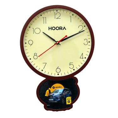 Advertising wall clock