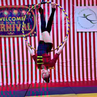 aerial hoop lyra kids classes long island circus classes