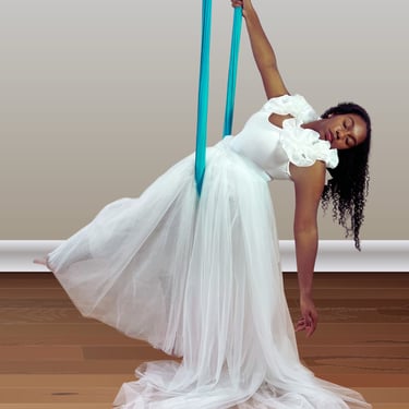 Long Island bride-bachelorette-aerial-hammock-party adult classes