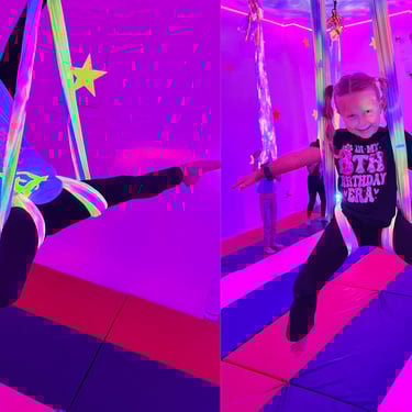 kids-glow-birthday-parties-aerial-activity long island