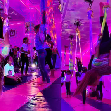 kids-party-ifly-aerial-fly-yoga-hammock long Island 