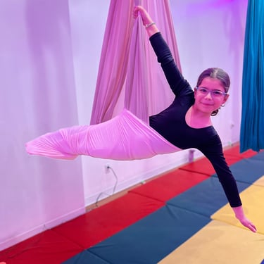 kids aerial hammock yoga silk classes long island