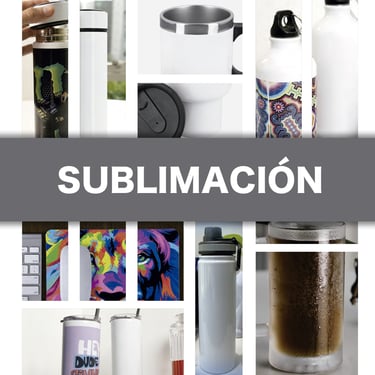 PORTADA DE UN CATÁLOGO DE PRODUCTOS DE SUBLIMACIÓN