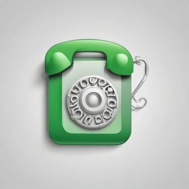 Green Leaf Phone Line for Support