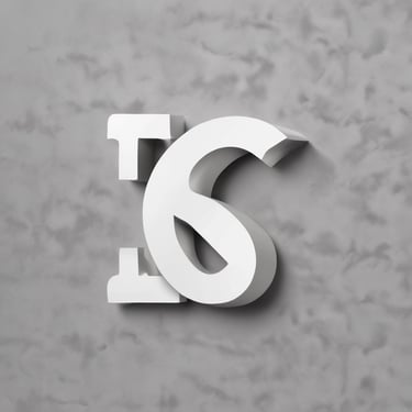 gray background with an S over it