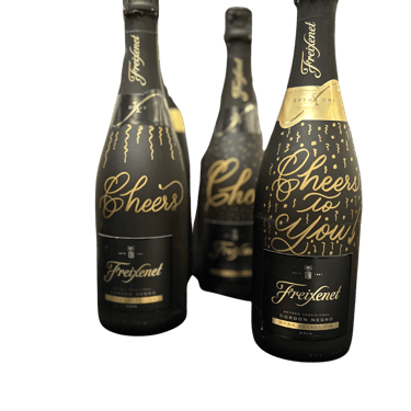 Freixenet champagne bottles