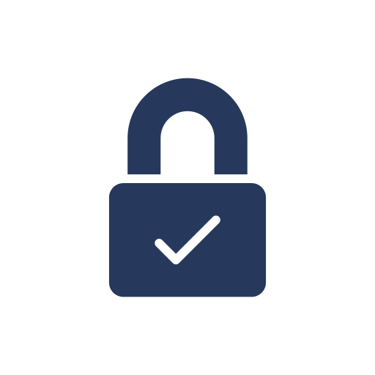 Pictogramme cadenas de confidentialité