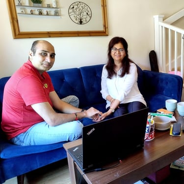 Dr. Prabal Frank Nandwani performing pulse diagnosis during a private consultation in London, UK.