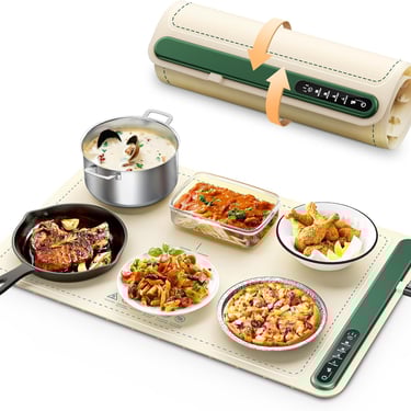 a tray with a roll - top luncheons