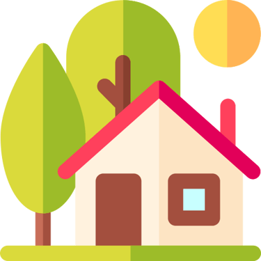 House and tree icon for pre-purchase arborist reports