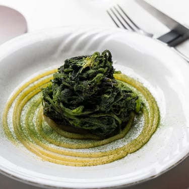 spinaci alla brace e mela smith