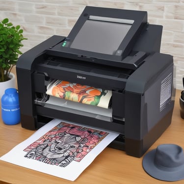 A happy customer using the DTF printer from AprilPathTech.