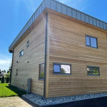 Modern wooden house
