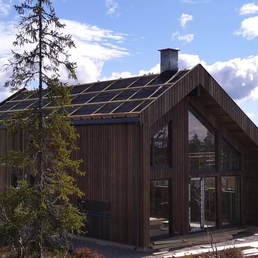 Wooden cabin construction