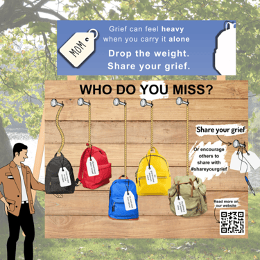 Drop the weight; een installatie die uitnodigt in de piblieke ruimte je verlies te delen