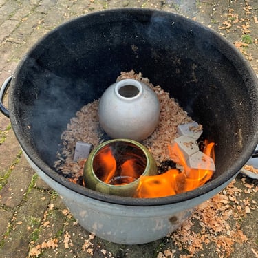 Raku firing