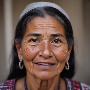 woman wearing black crew-neck shirt