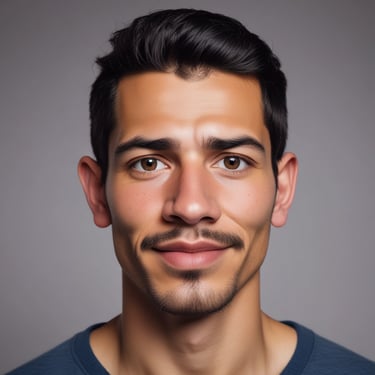 man standing near balcony