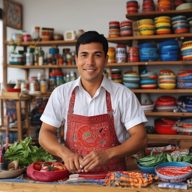 man standing near balcony
