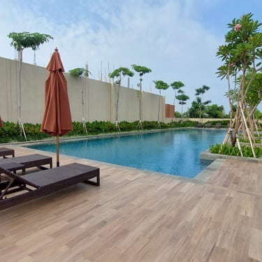 swimming pool cluster maninjau asya jakarta