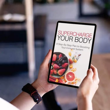 Supercharge Your Body ebook on a tablet