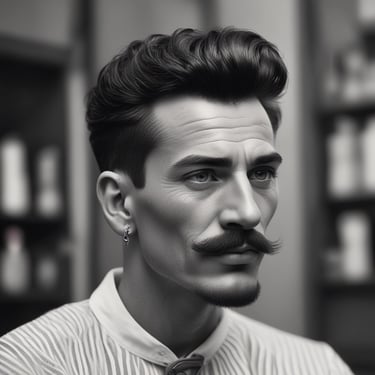 woman wearing black crew-neck shirt