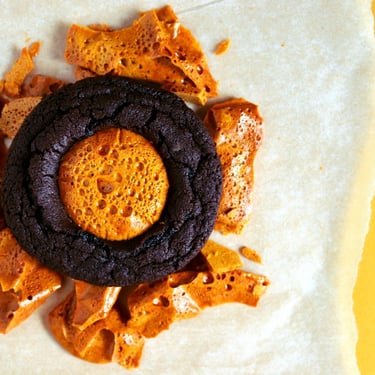 Honeycomb Chocolate Cookies
