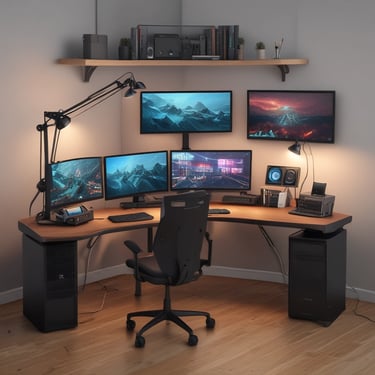 an immersive workspace designed for digital creation in animation, film and video game design.