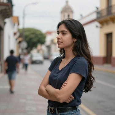A healthcare professional wearing a red surgical cap, mask, and gloves is performing an intricate procedure. The person is using surgical tools and wearing specialized binoculars to enhance vision. The setting appears to be a brightly lit operating room.