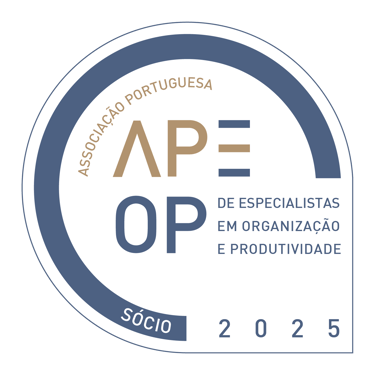 Sócia APEOP - Associação Portuguesa de Especialistas em organização e Produtividade