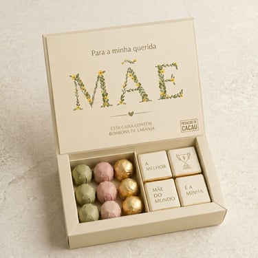 Design de embalagem ilustrada para chocolates artesanais com identidade visual inspirada na natureza.
