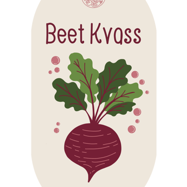  Ilustração botânica de beterraba criada para rótulos, embalagens e produtos alimentares artesanais.
