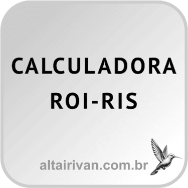 cálculo de roi e risco