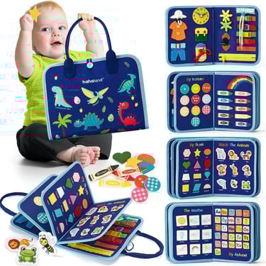 Toddler Busy Book Mat for travel