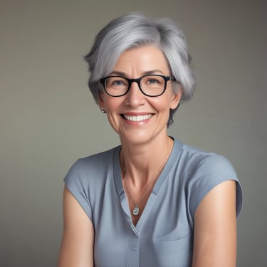 woman wearing black crew-neck shirt