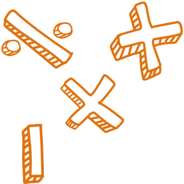 Icônes de signes mathématiques - La constante macabre, de Florent Barthel.
