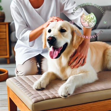 Massage canin bien-être et détente