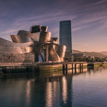 Guggenheim Museum, Bilbao, Spain, photography by Philip Preston.