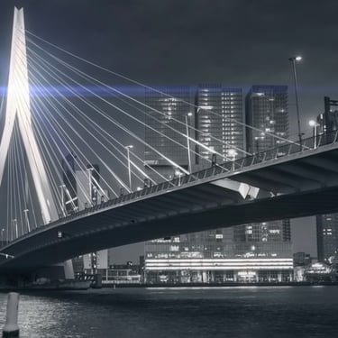 Rotterdam skyline cityscape, Holland, photography by Philip Preston.
