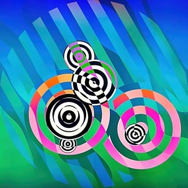 Abstract artwork by Philip Preston.