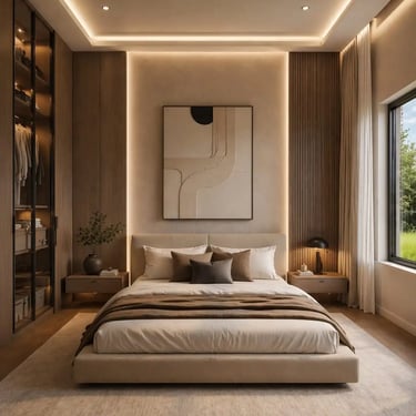 Contemporary Bedroom Ideas with Modern Elegance and a Calm, Restful Feel