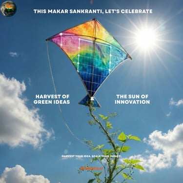 True vision sees the wind others can't. Happy Makar Sankranti! build businesses with the same focus as flying a kite.
