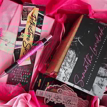 Photo of book box contents