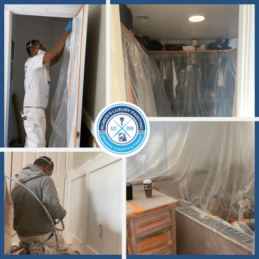 preparation work before painting a room