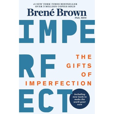 Book title card – The Gifts of Imperfection by Brené Brown