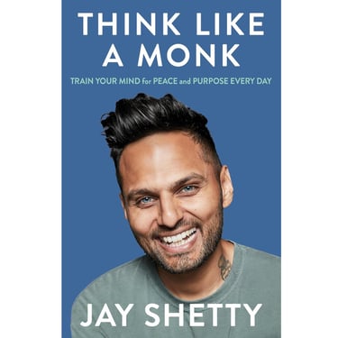 Book title card – Think Like a Monk by Jay Shetty