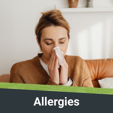 Visual representation of Allergies