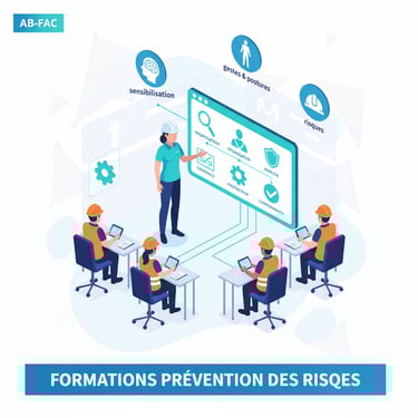 AB-FAC vous propose des formations dans le domaine de la prévention des risques professionnels