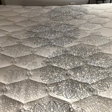 queen mattress professionally cleaned to remove brown marks