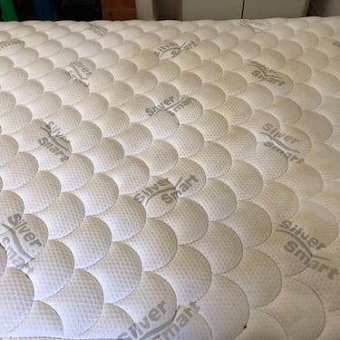 mattress with body oil stains